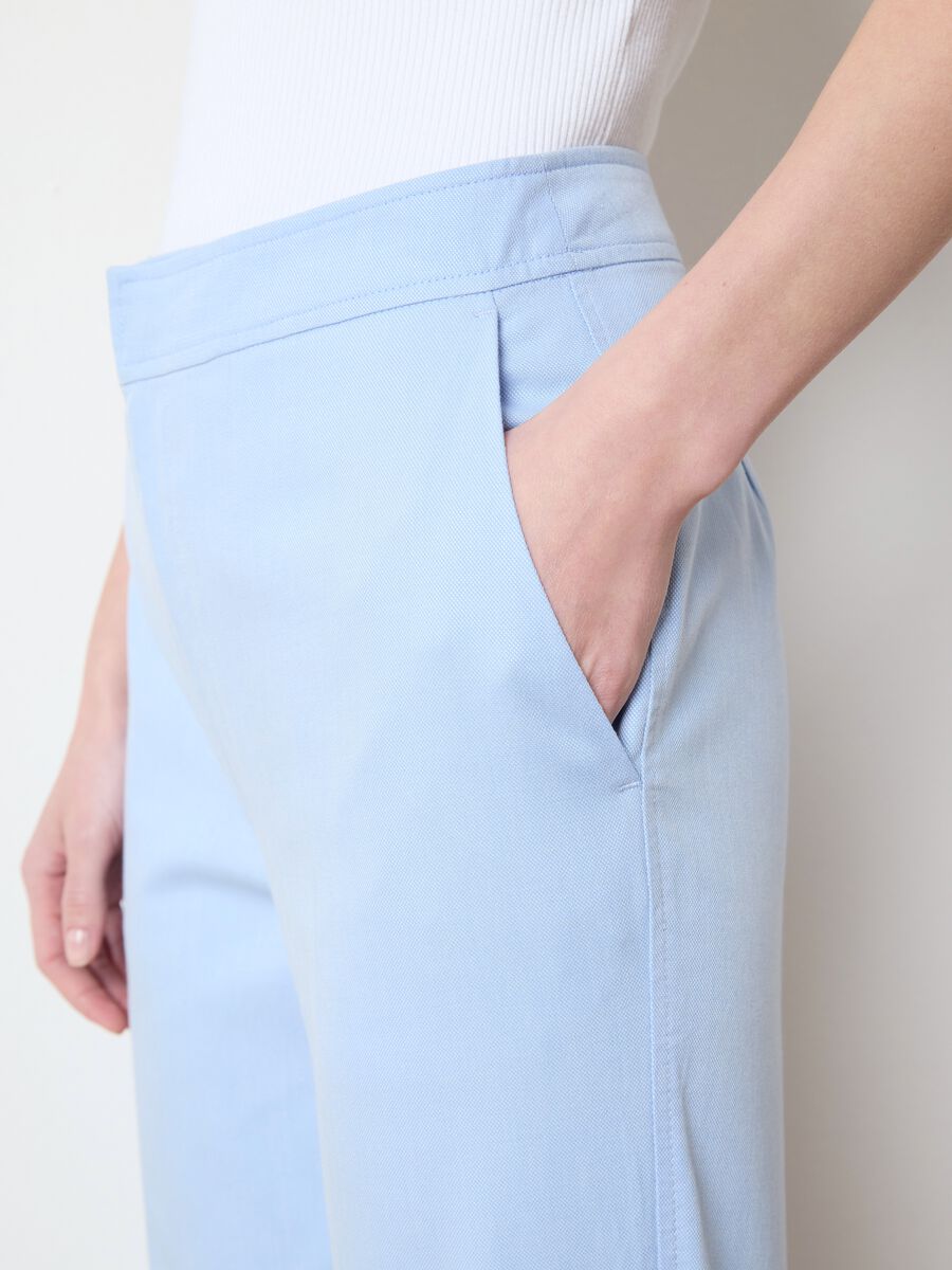 Regular-fit cotton and Lyocell trousers_2