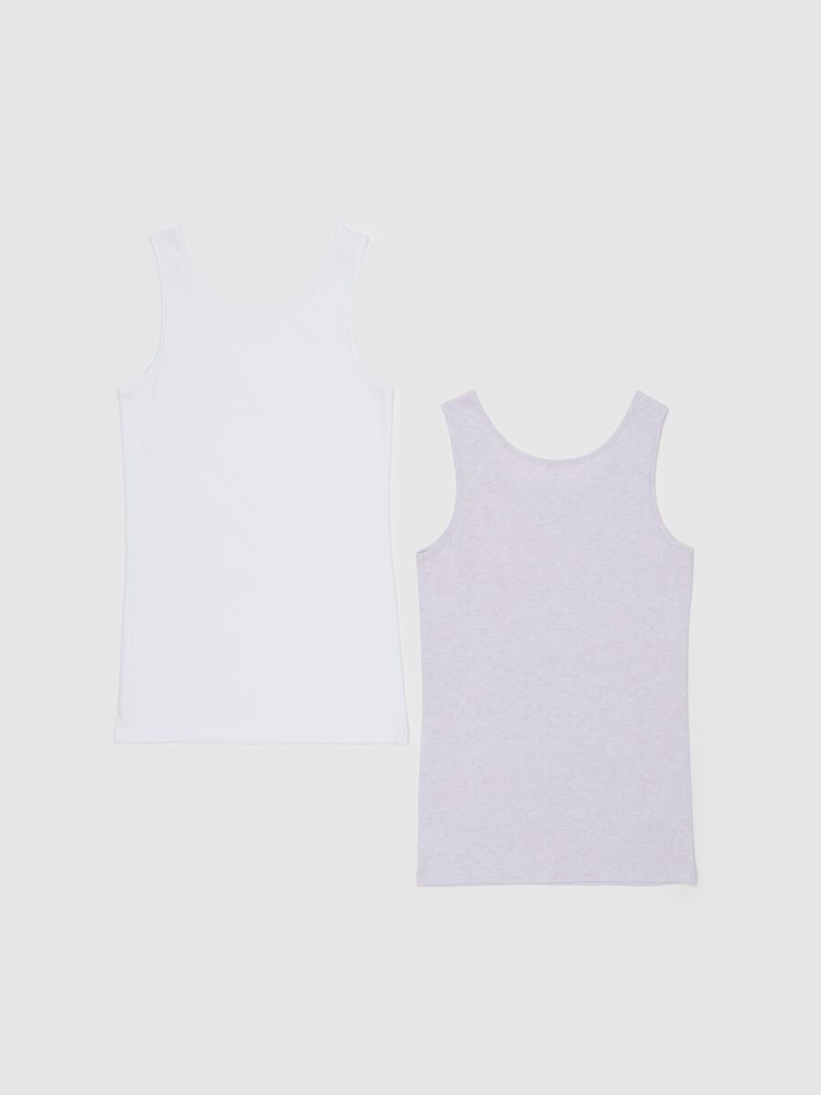 Bipack canotte girocollo in cotone bio_1