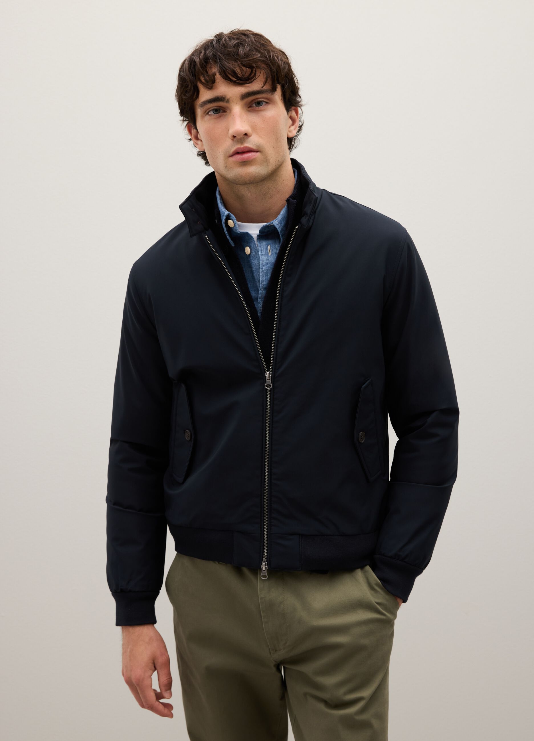 Giacca blu regular fit