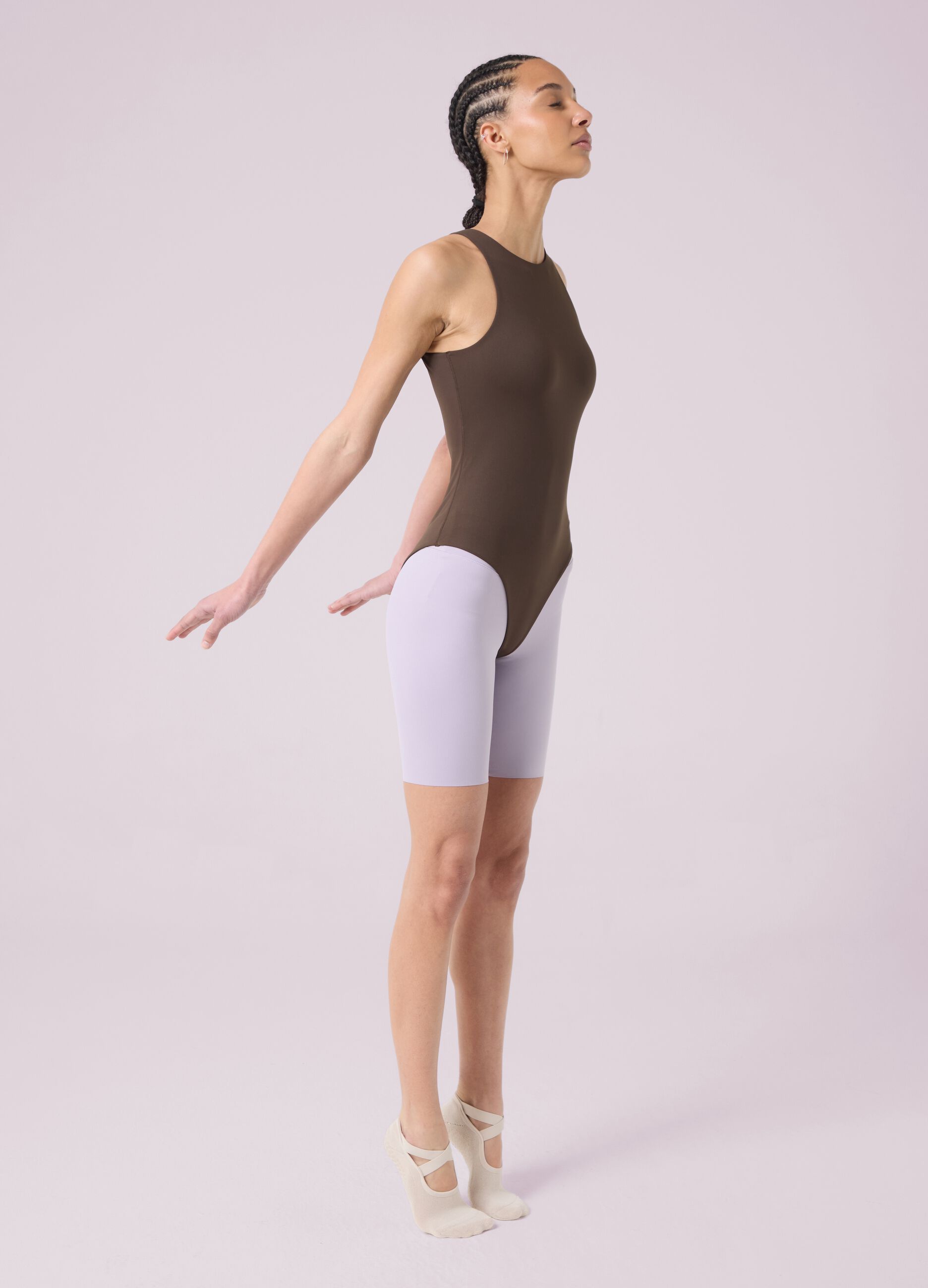 Sleeveless Bodysuit in Stretch Fabric ALTAVIA STUDIO
