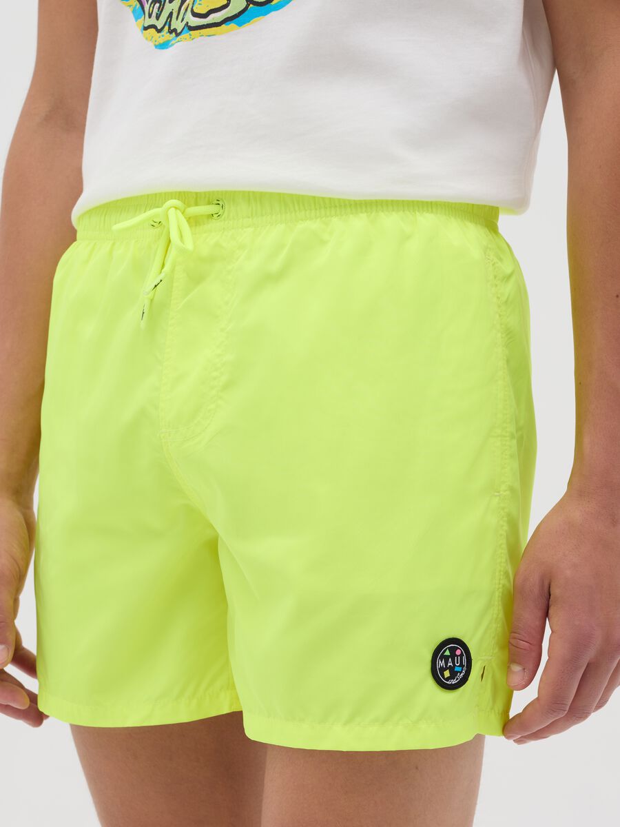 Maui Yellow Beach Shorts_3