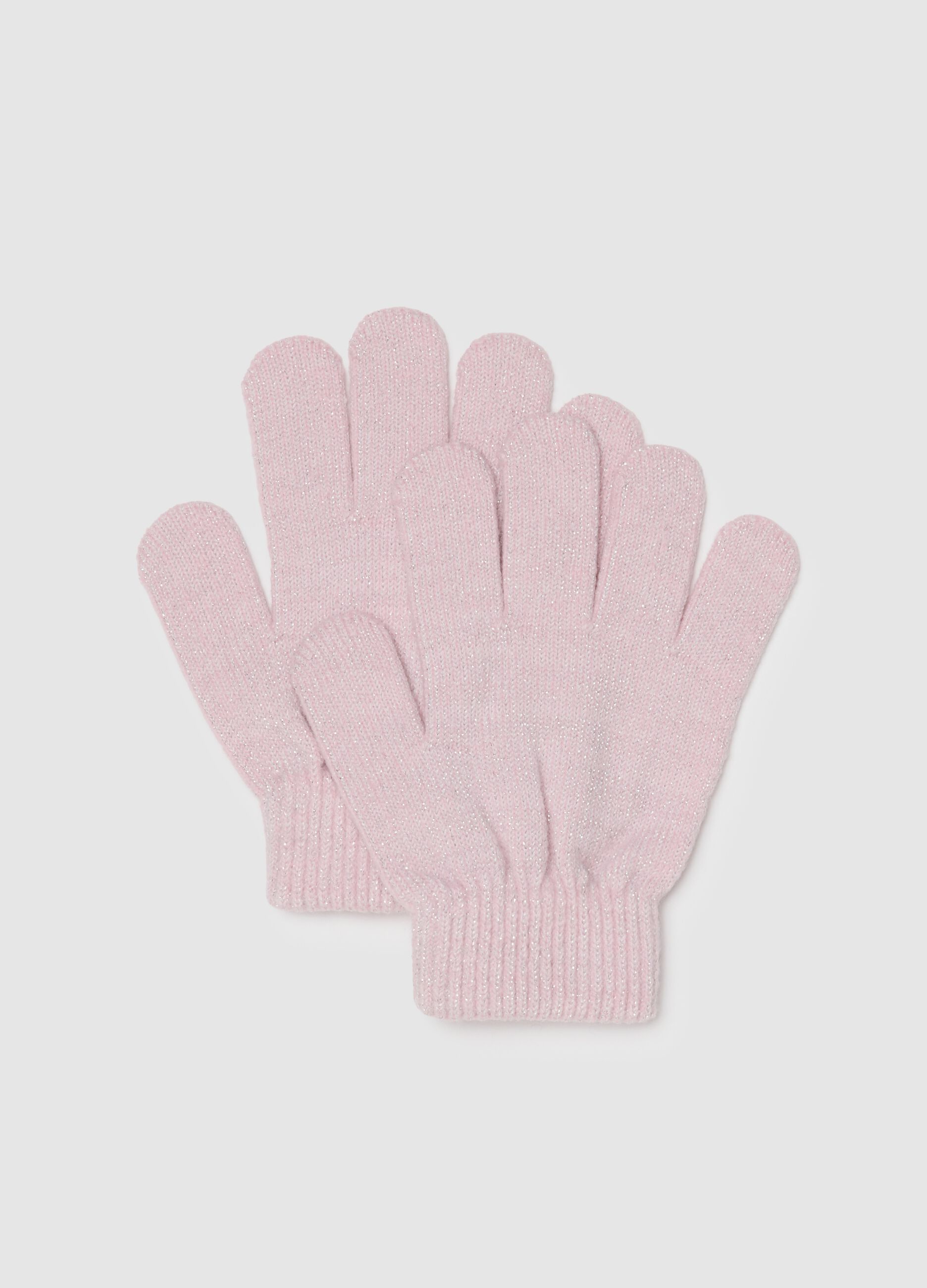 Girls' Pink Gloves