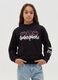 Sweatshirt with hood “Smiling World” print_0
