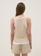 Beige regular-fit viscose-blend tank top_3