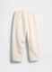 Girls' white trousers in pure cotton_1