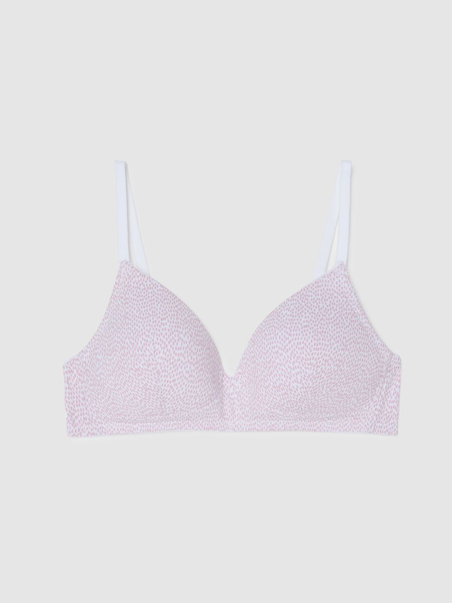 Multicolour Stretch Cotton Bra_4