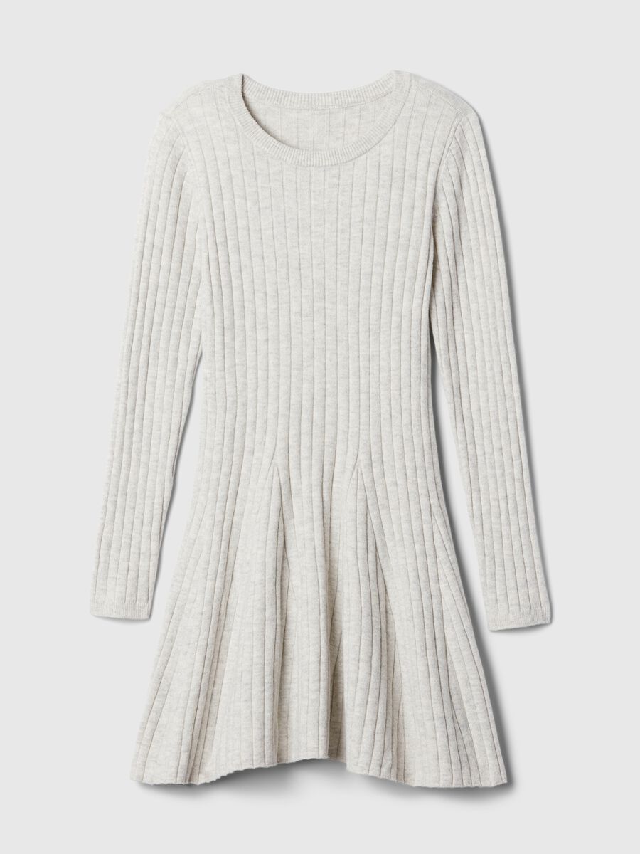 Flat rib knit dress_2