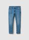 Super skinny fit blue denim cotton jeans_4