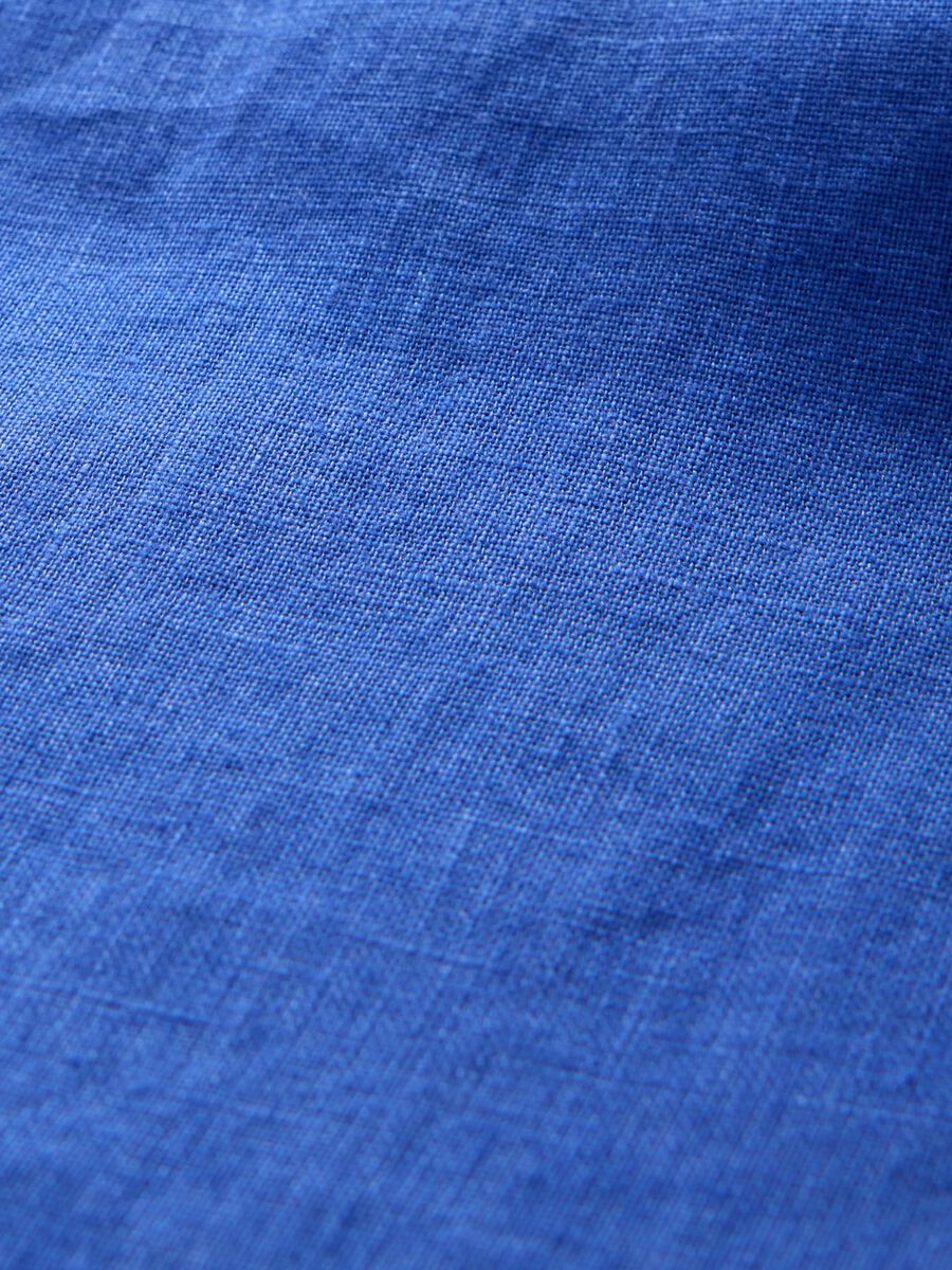 Blue pure linen shirt Gap_4