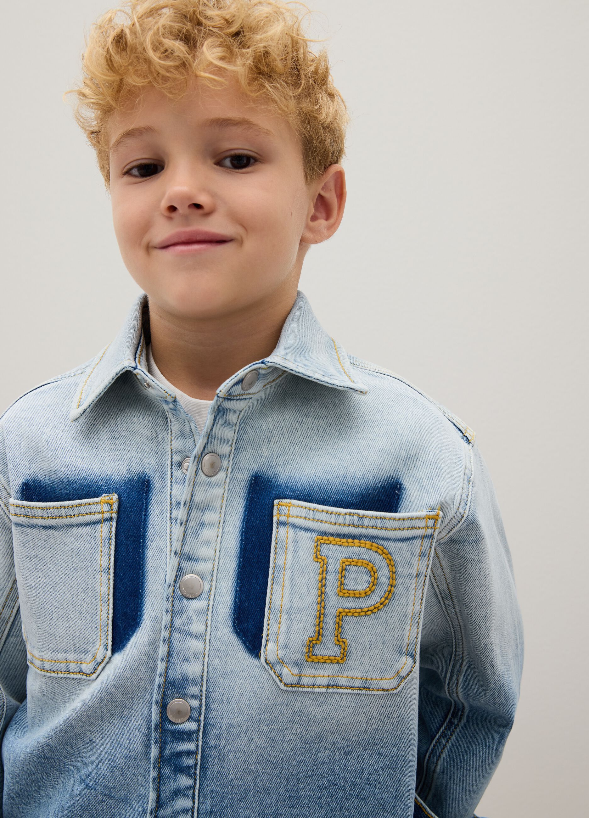 Children's denim shirt in regular fit