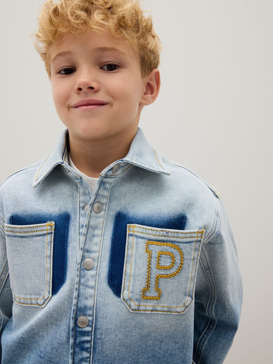 Children's denim shirt in regular fit_2