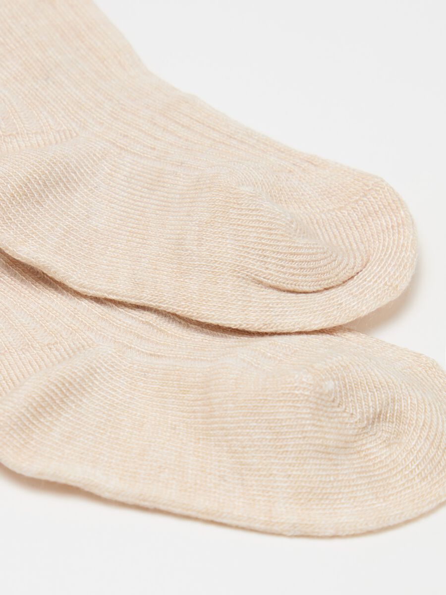 Ribbed bamboo viscose tights_1
