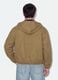Giacca beige con cappuccio in puro cotone over fit_3