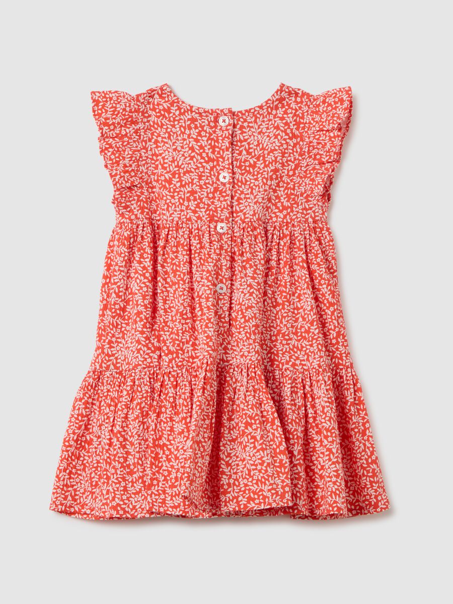 Girls' Multicolour Cotton Dress Regular Fit_1