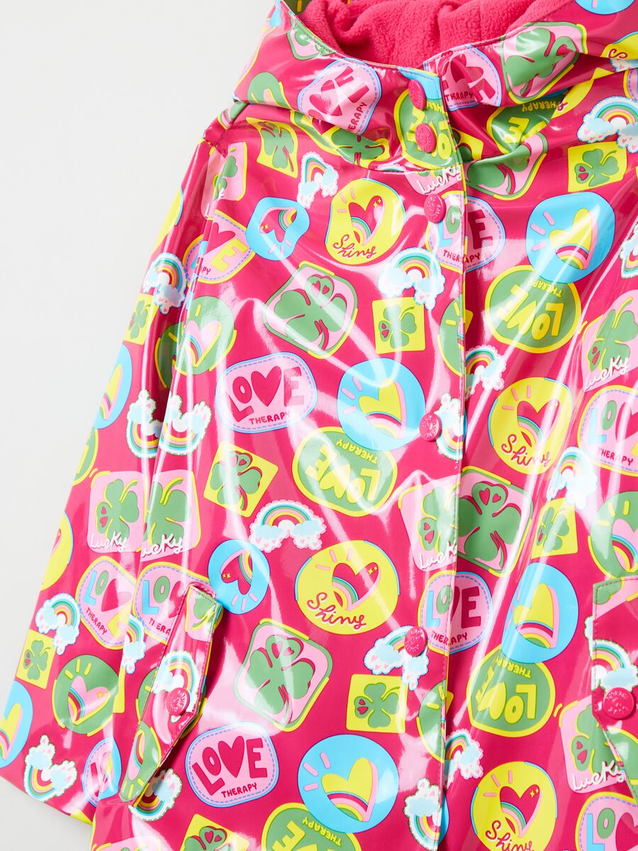 Giacca impermeabile con stampa all-over_2