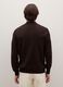 Brown pure merino regular fit sweater_3