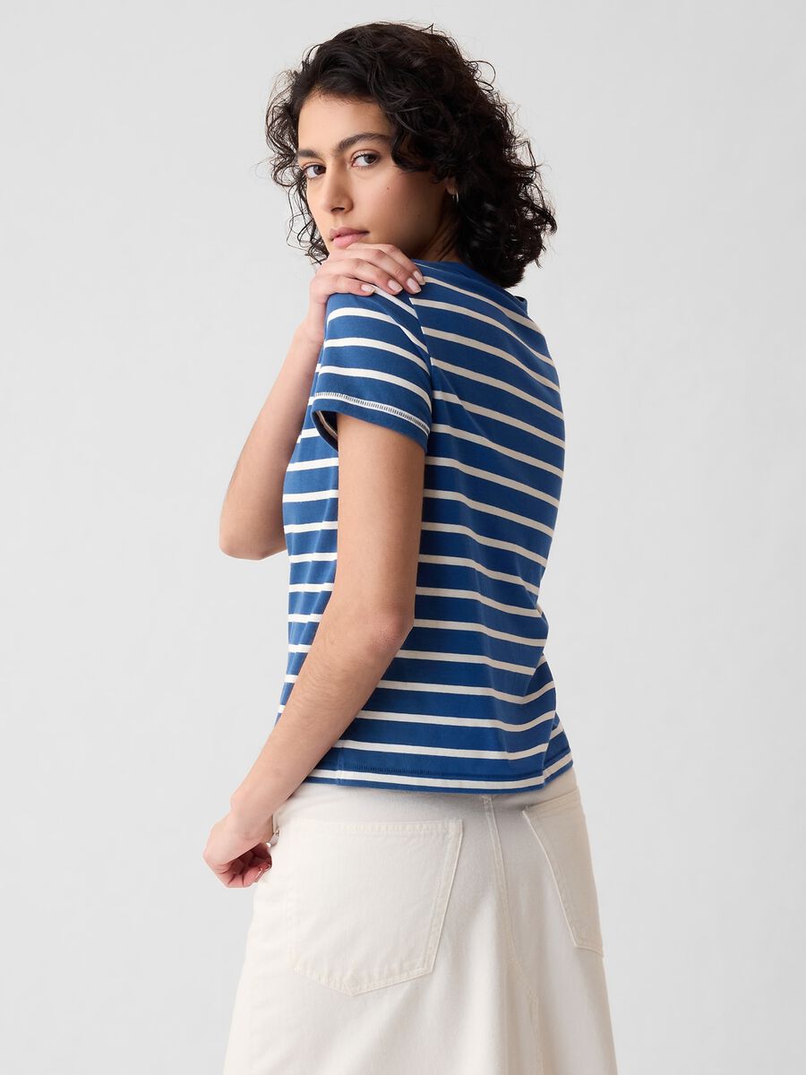 Organic cotton T-shirt with round neck_2