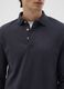 Black regular fit stretch cotton polo_3