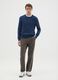 Blue Regular Fit Sweater_1