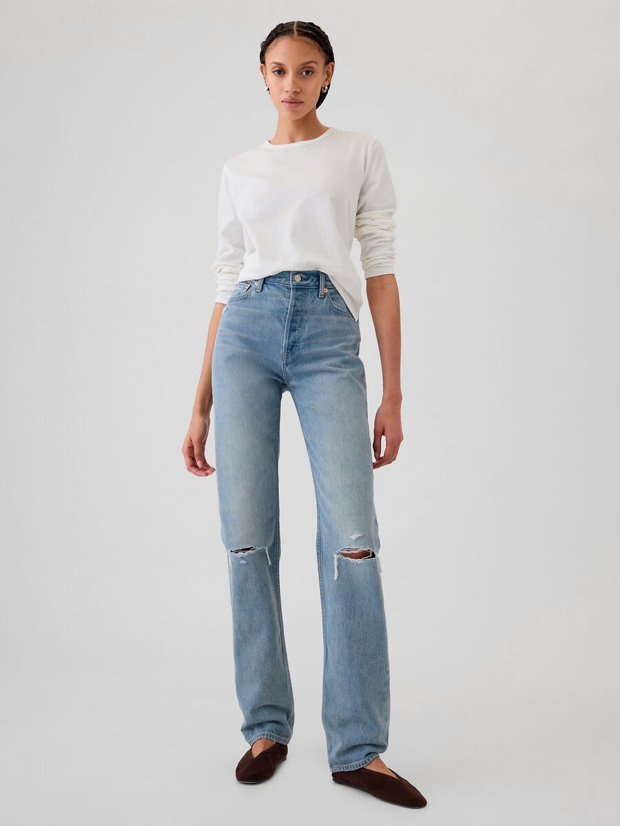 Long-sleeved T-shirt in cotton_1