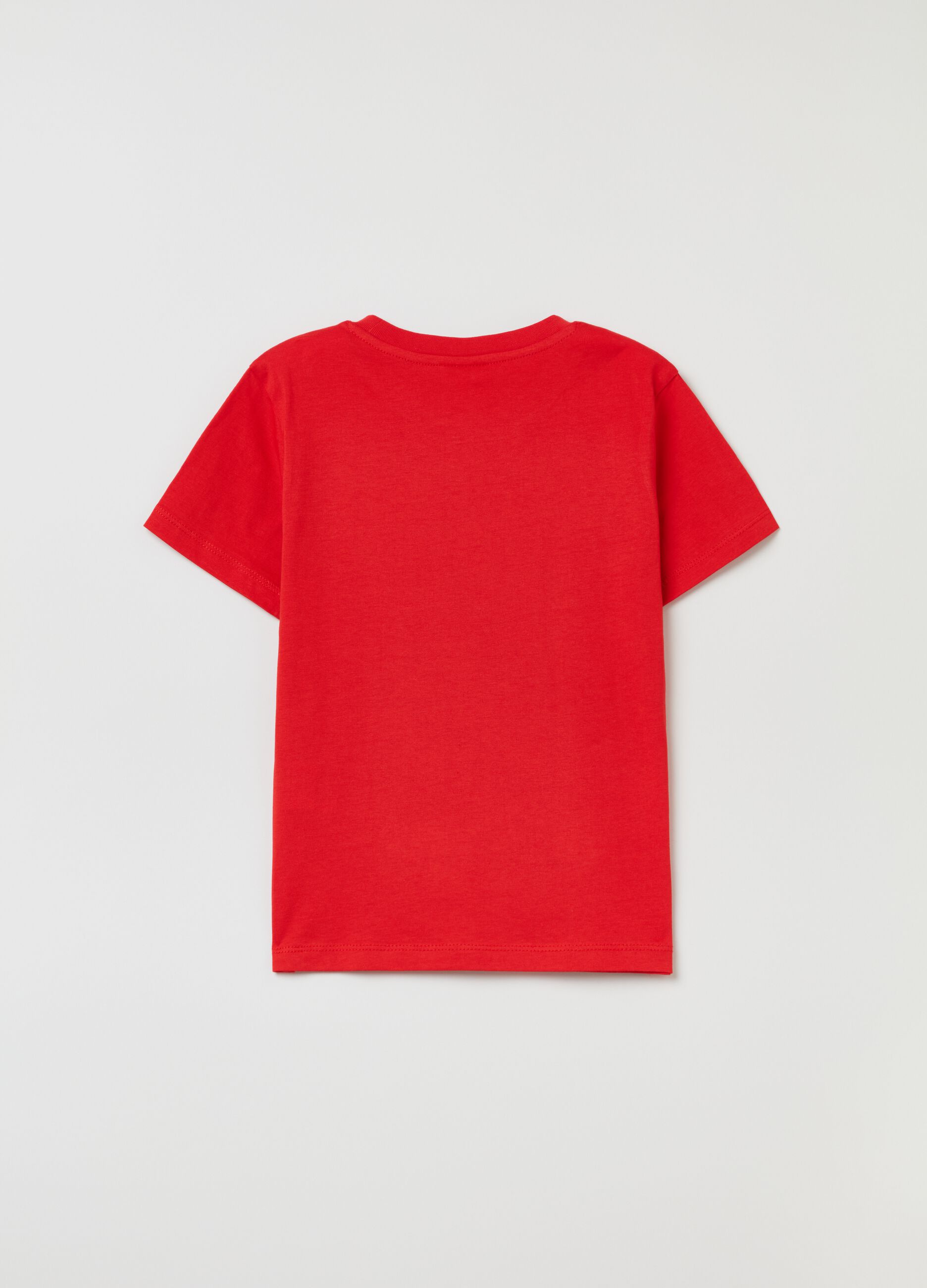 T shirt in cotone stampa Spider Man Rosso da Bambino OVS