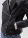 Glossy-effect biker jacket with zip_3