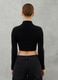 High Neck Knit Top Black_3