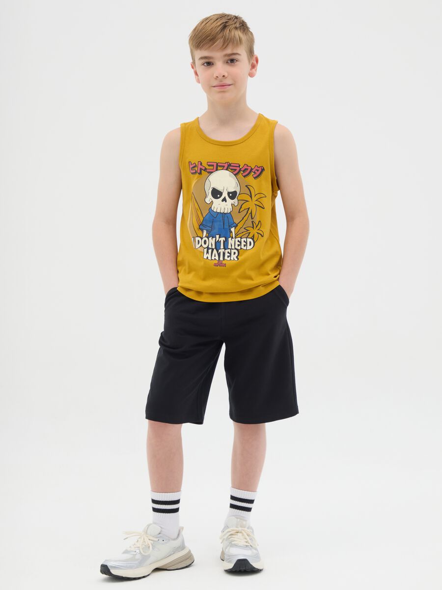Gold regular fit pure cotton set for boys_1