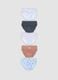 Pack of five multicolour boys&rsquo; briefs in pure organic cotton_0