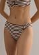 Multicolour striped stretch bikini briefs_1