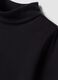 Black cotton roll-neck long-sleeve T-shirt, regular fit_2