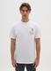 White pure cotton T-shirt with One Piece logo_1