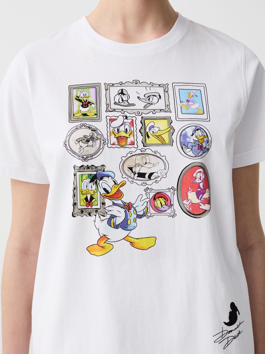 T-shirt in cotone bio con stampa Donald Duck 90_1