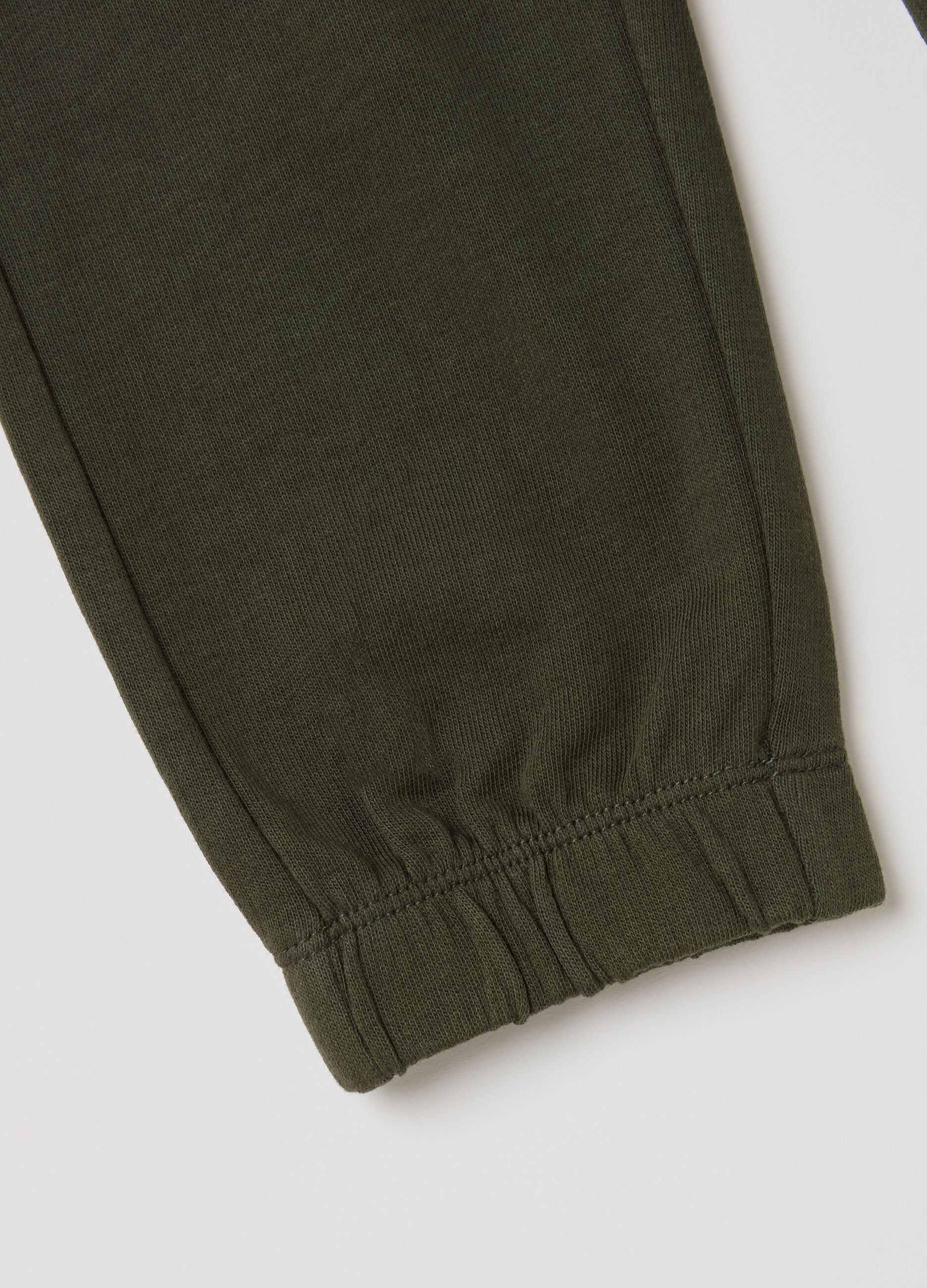 Joggers con coulisse e profili elasticati 