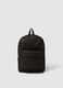 Black sports backpack with large pockets_0