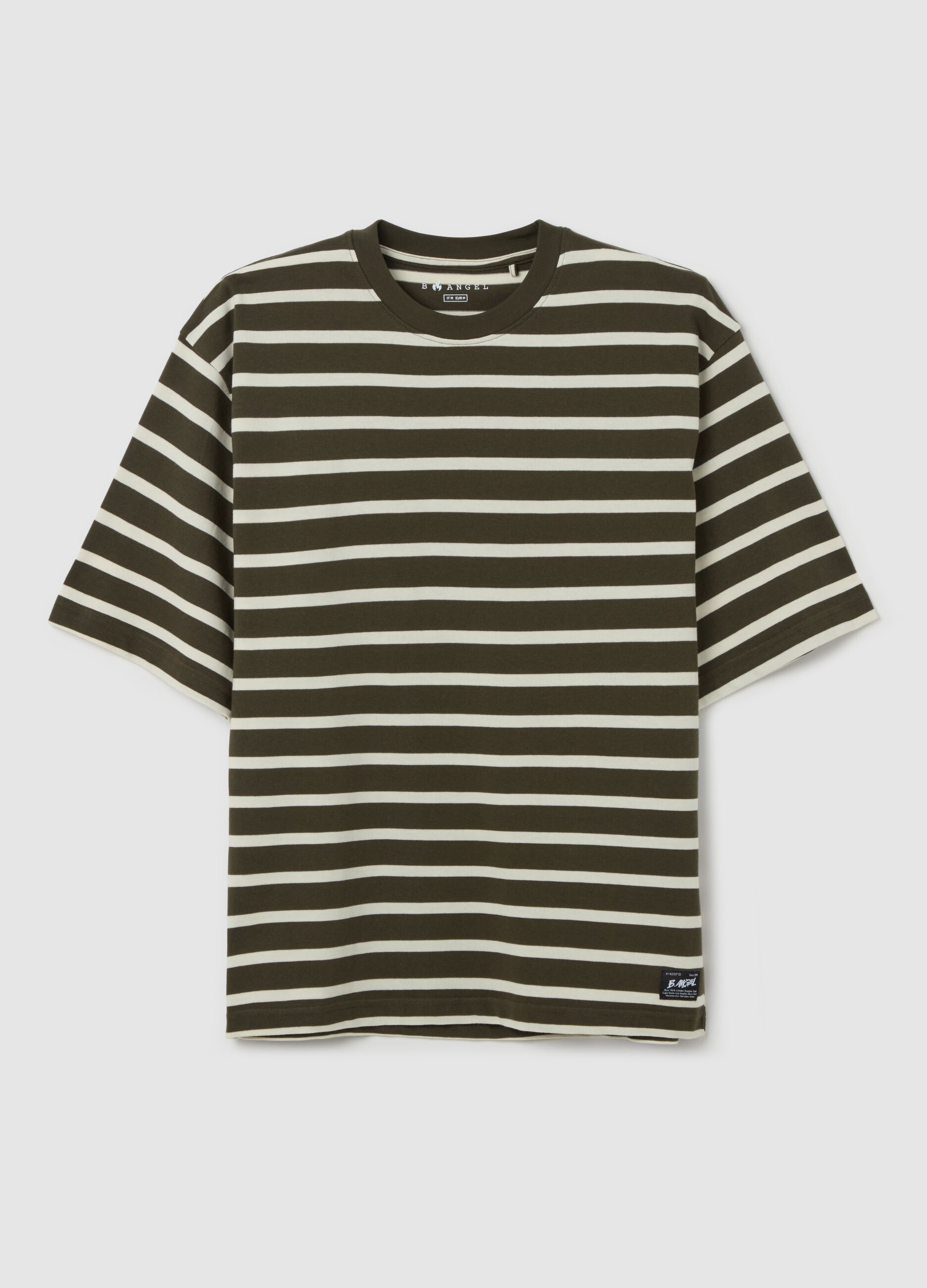 T-shirt in cotone a righe