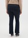Blue stretch denim bootcut jeans_2