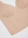 Beige bra without padding with adjustable straps_5