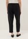 Black regular-fit stretch cotton-blend trousers with buttons_2