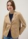 Giacca leggera beige regular fit con tasche_0