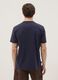 Blue short-sleeve pure cotton regular-fit T-shirt_3