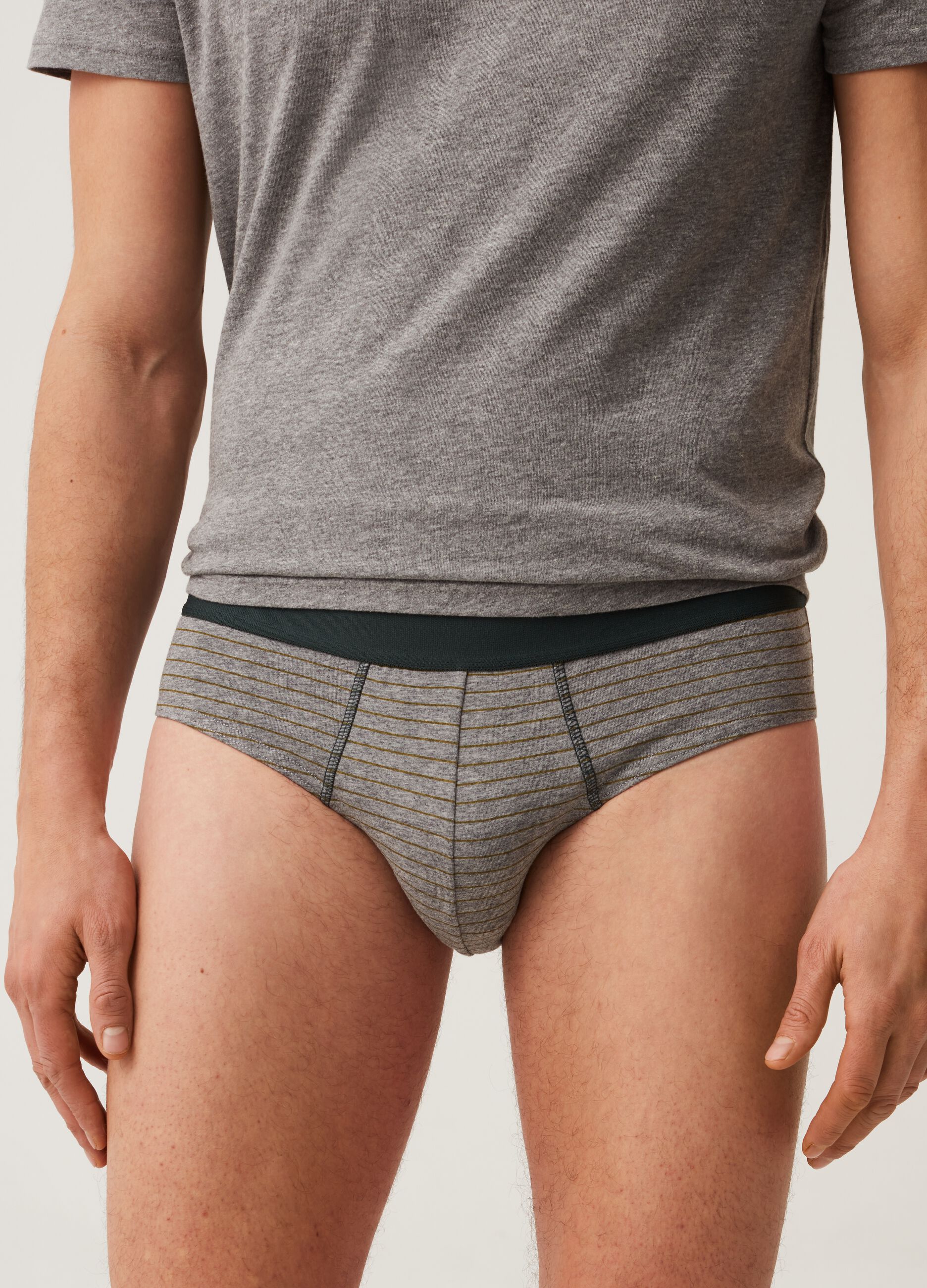 Tripack slip in cotone bio stretch