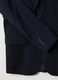 Slim Fit Blue Blazer with Buttons_5