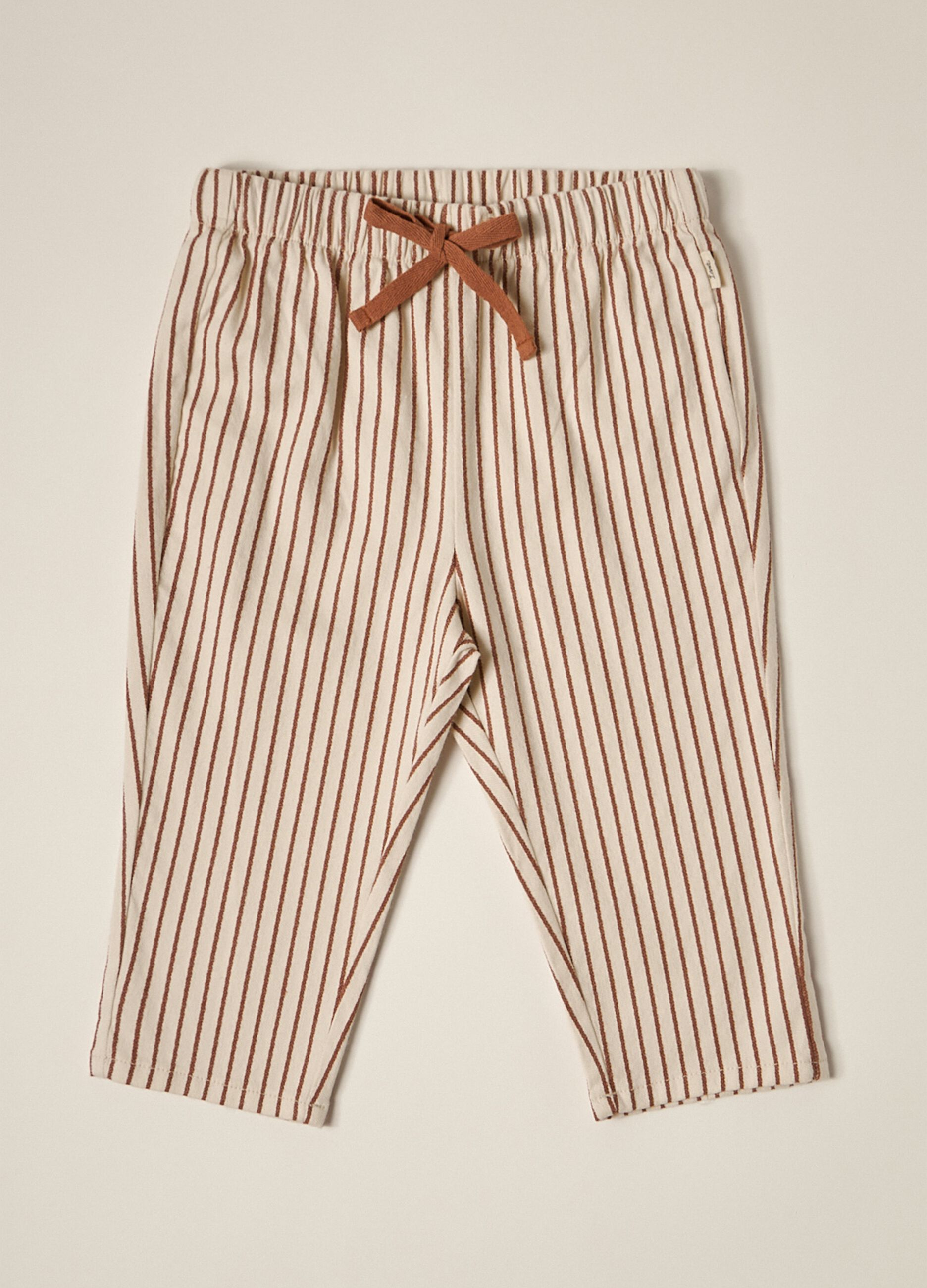 IANA newborn boy stretch cotton twill trousers