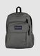 Grey backpack with front pocket and detailing_0