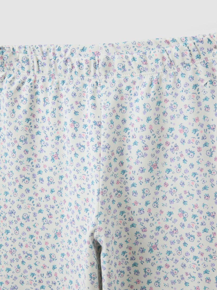 Purple pure organic cotton girls&rsquo; pyjamas with bunny print_3