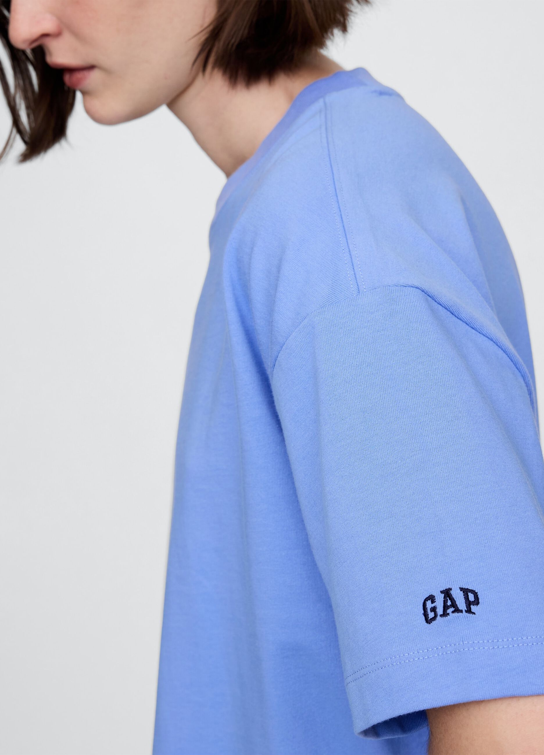 Gap Short Sleeve Blue Cotton T-shirt
