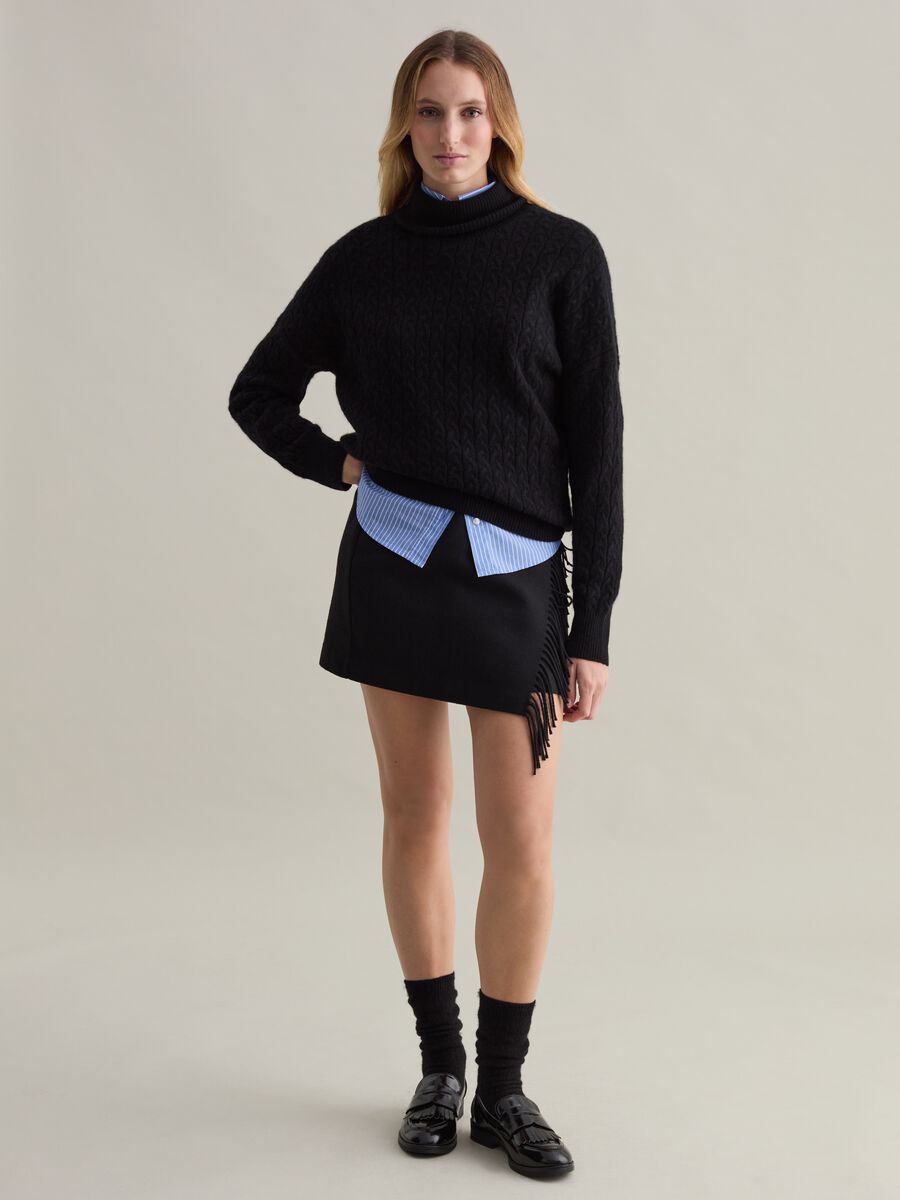 Cashmere pullover with jacquard design_1