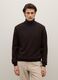 Brown high-neck lambswool turtleneck regular fit_1
