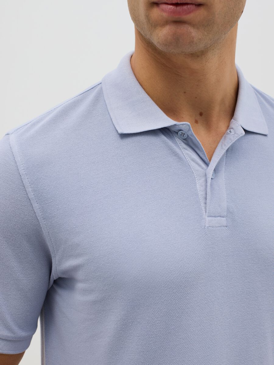 100% cotton piqué polo shirt_3